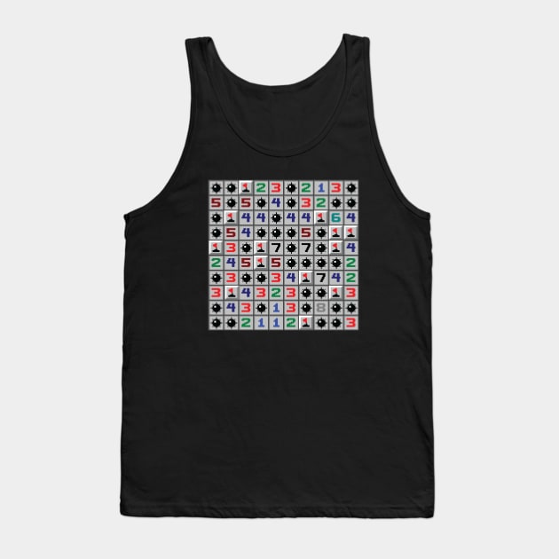 Minesweeper Solved Tank Top by inotyler